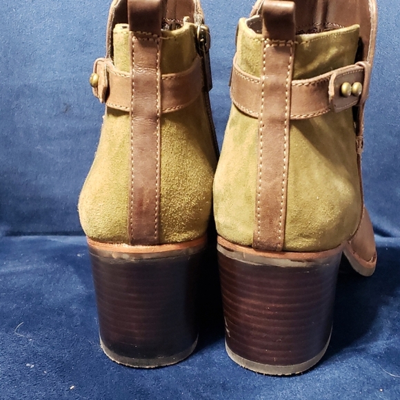 Sperry Ambrose green and brown leather bootie - Picture 5 of 9